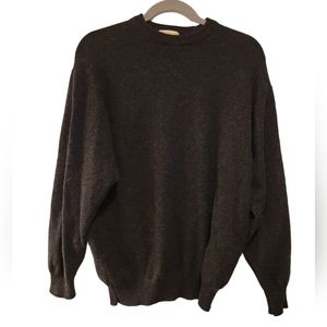 Brooks Brothers, Sweater, 100% Lambs Wool, Dark Gray, Long Sleeve, Women's sz M